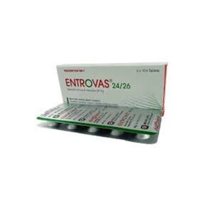 Entrovas Tablet 24 mg + 26 mg – Sacubitril + Valsartan