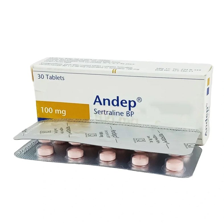 Andep Tablet 100 mg (Sertraline Hydrochloride) - Copy