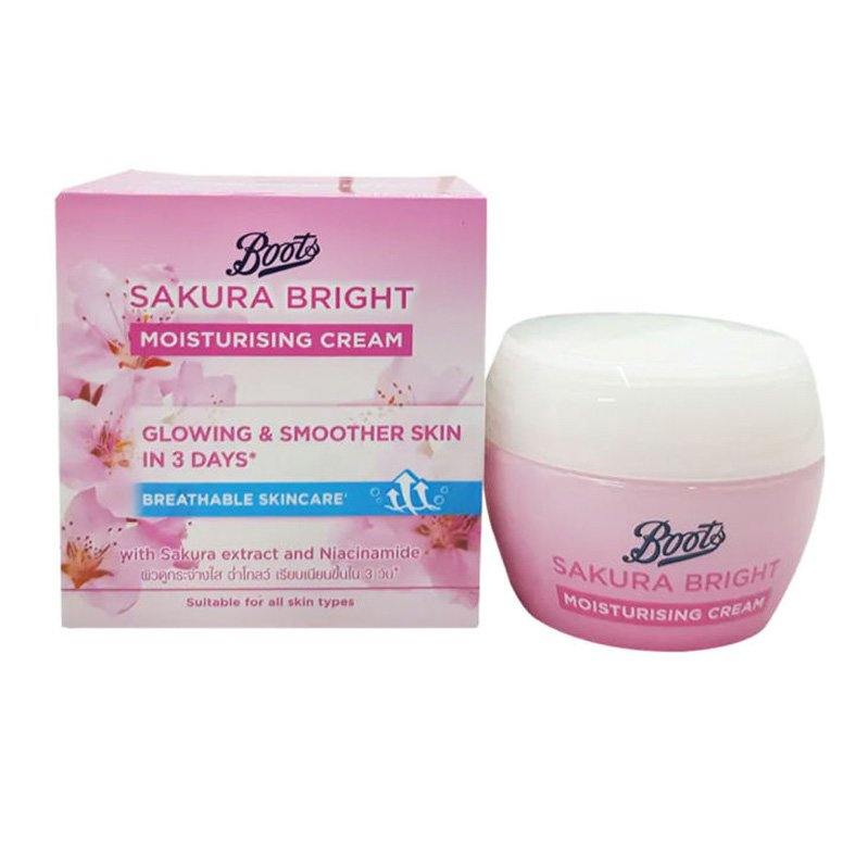 Boots Sakura Bright Moisturising Cream