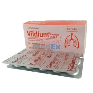 Vildium Inhalation Capsule 25 mcg+62.5 mcg Vilanterol Trifenatate + Umeclidinium Bromide
