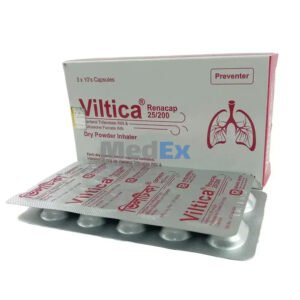 Viltica Inhalation Capsule 25mcg+200mcg (Vilanterol Trifenatate + Fluticasone Furoate)