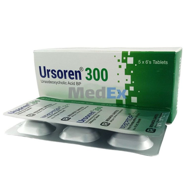 Ursoren 300 mg (Ursodeoxycholic Acid 300mg)