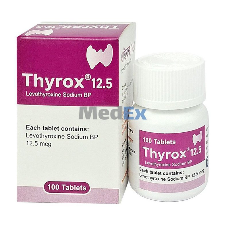 Thyrox 12.5mg (Levothyroxine Sodium 12.5mg)