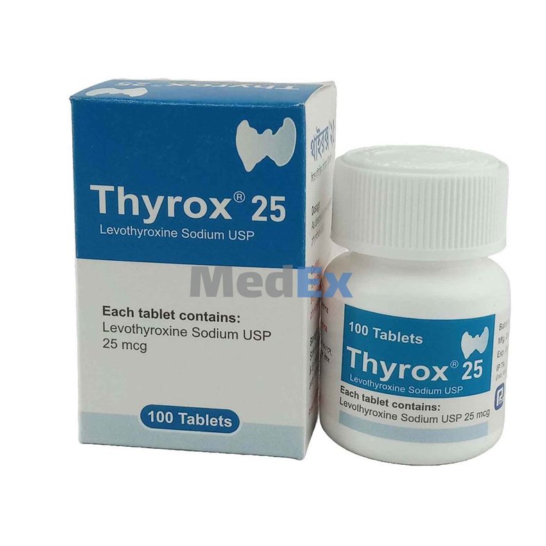Thyrox 25 mcg (Levothyroxine Sodium 25mcg)