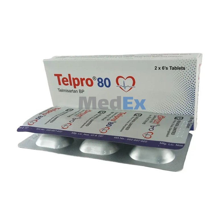 Telpro 80mg (Telmisartan 80mg)