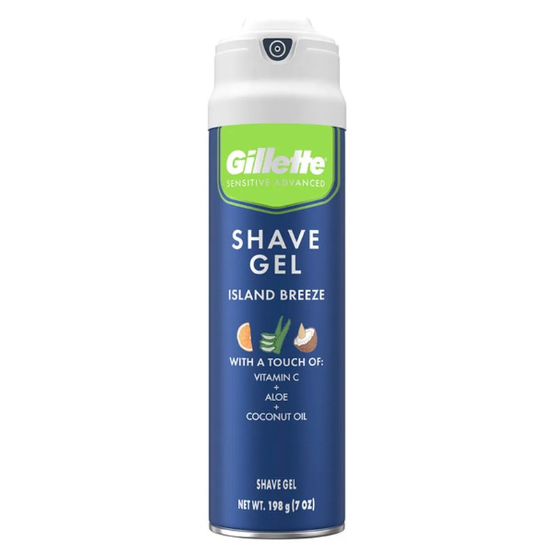 Gillette Island Breeze Sensitive Advanced Shave Gel 198 gm