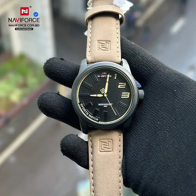 Naviforce 9202 L - Black Brown