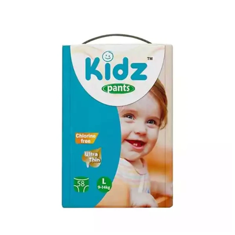 Kidz Belt System Baby Diaper (L Size) (9-13 kg) (58pcs)