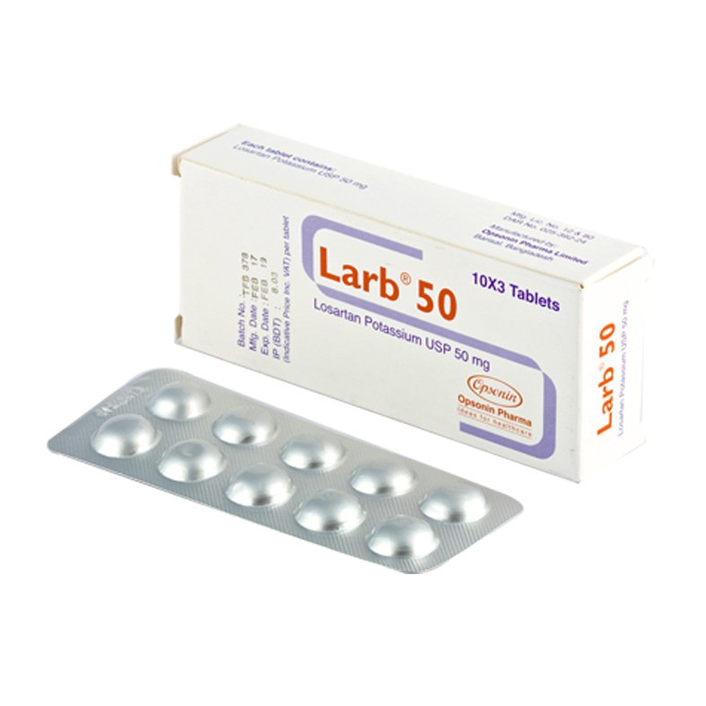 Larb Tablet 50 mg (Losartan Potassium)