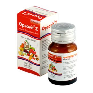 Opsovit Tablet 5 mg + 2 mg + 2 mg + 20 mg (Vitamin B complex)