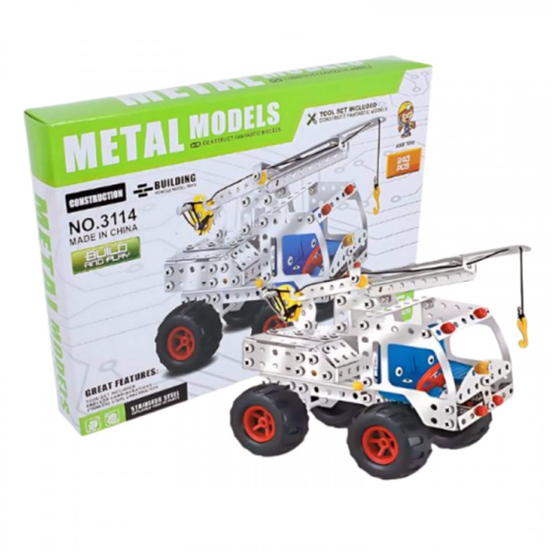 DIY Metal Construction Vehicle - 243 pcs