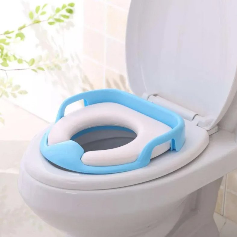 Baby Commode / Toilet Soft Potty Seat Trainer Safe Hygiene