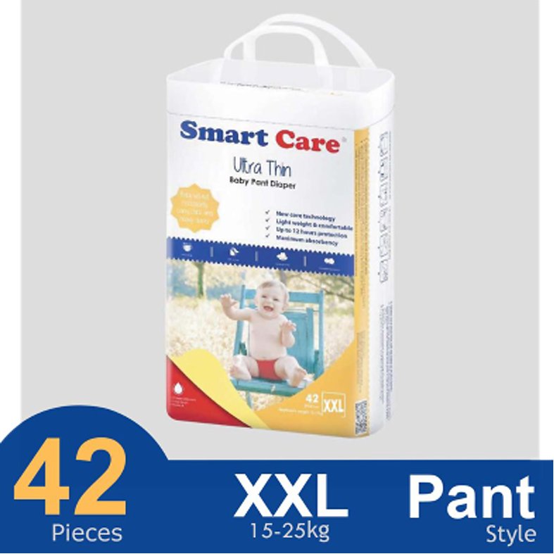 SmartCare Pant System Baby Diaper (XXL Size) (15–25 Kg) (42 Pcs)