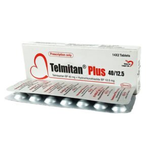 Telmitan Plus Tablet 40 mg + 12.5 mg (Telmisartan + Hydrochlorothiazide)