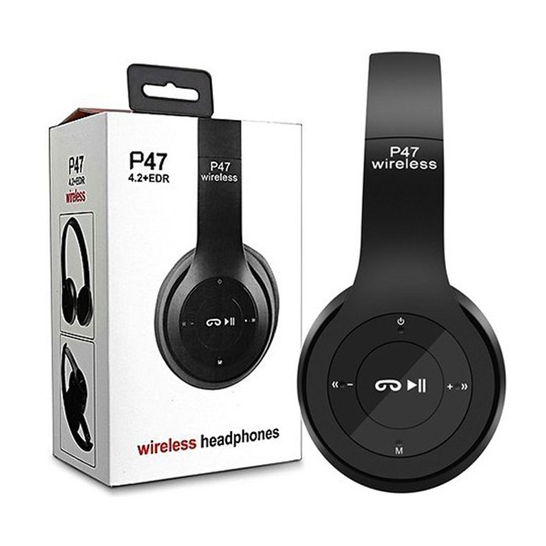 P47 Wireless Headphone with FM Radio