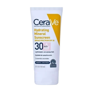 CeraVe Hydrating Mineral Sunscreen SPF 30+