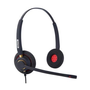 Inbertec UB815DM AI Noise Cancelling USB Wired Headphone