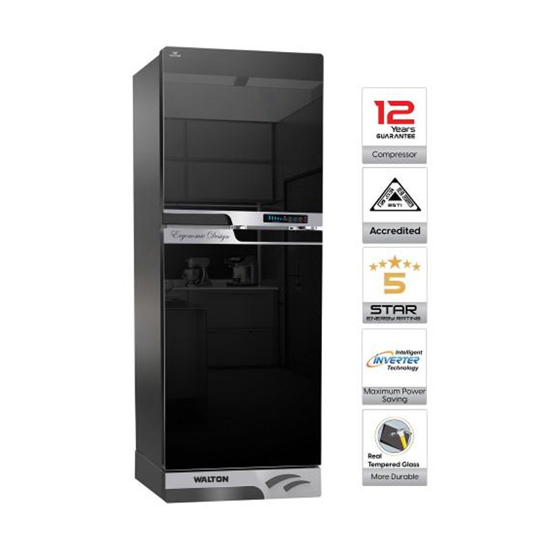 Walton Direct Cool Refrigerator 341L / WFE-3B0-GDEN-DD (Inverter) - Image 2