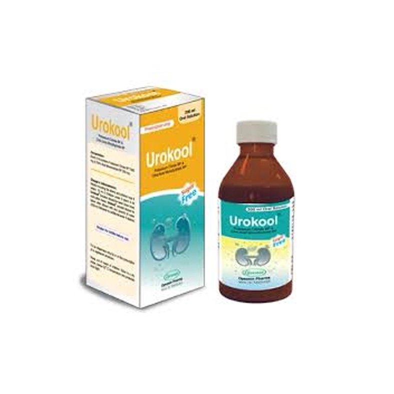 Urokool Oral Solution (1500 mg + 250 mg)/5 ml (Potassium Citrate + Citric Acid)