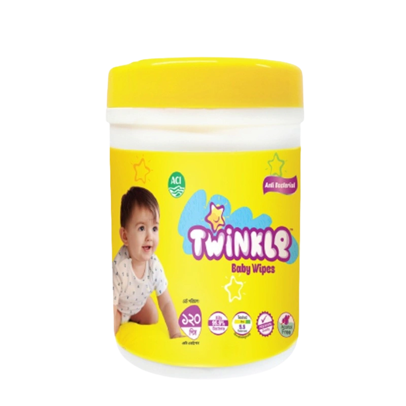 Twinkle Baby Wipes Jar 160 Pcs (Free Twinkle Baby Soap 35 gm)