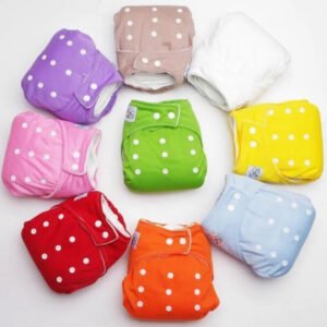 Washable And Adjustable Cloth Diaper For Baby With Nappy