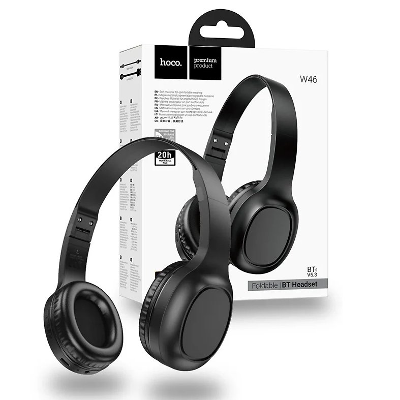 Hoco W46 Foldable Hi-Fi Audio BT Headset - Image 2