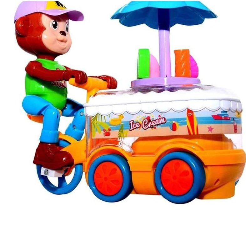 Ice Cream Monkey Van Toy - Image 2