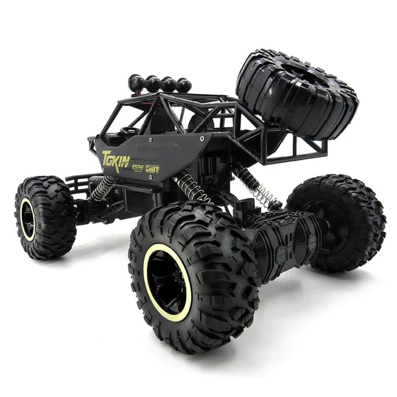 Rock Crawler Remote Control Metal Truck (Black) - Image 2