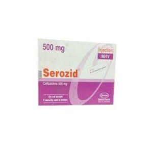 Serozid Injection 500 mg/vial (Ceftazidime Pentahydrate)