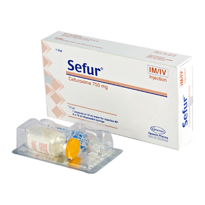 Sefur Injection 750 mg/vial (Cefuroxime Axetil)