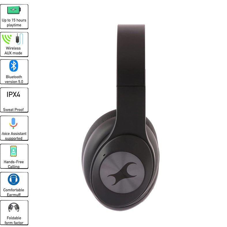 Fastrack Reflex Tunes F02 ANC Wireless Headphone - Image 2