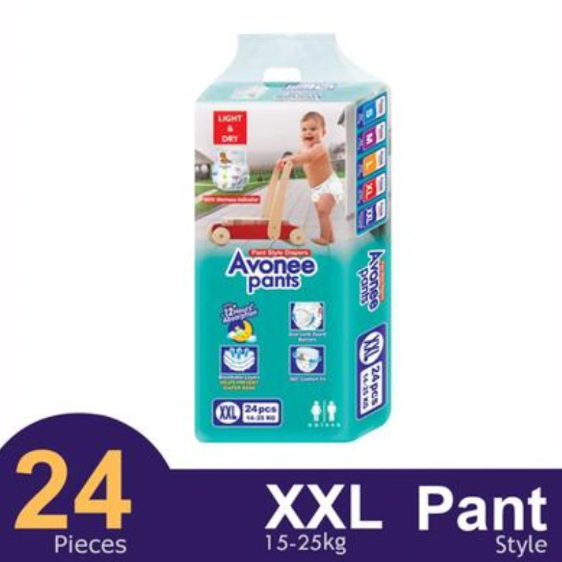 Avonee Pants System Baby Diaper (XXL Size) (14–25kg) (24PCS)