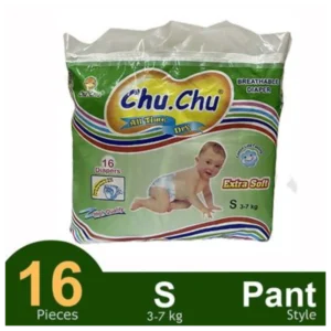 Chu Chu Pants System Baby Diapers (S Size) (16 Pcs)