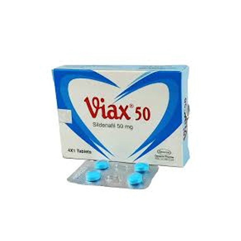 Viax Tablet 50 mg (Sildenafil Citrate)