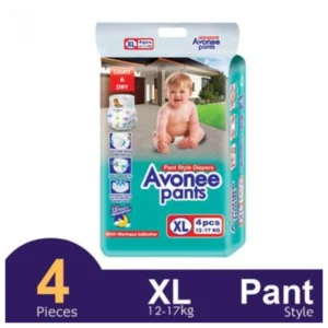 Avonee Pants System Baby Daiper (XL Size) (12-17kg) (4Pcs)