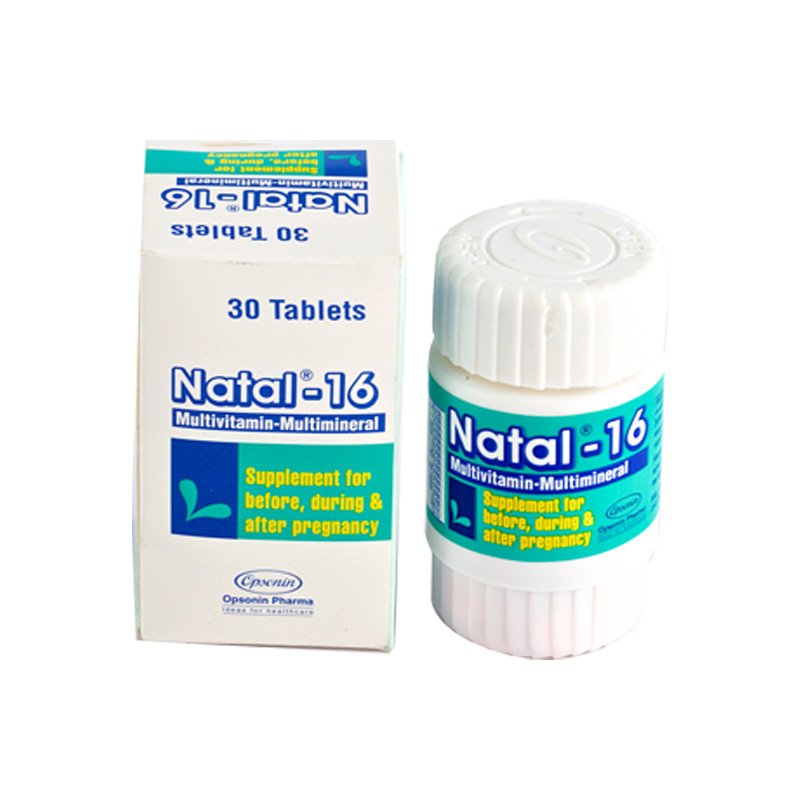 Natal-16 Tablet (10 Vitamin & 6 Mineral, Pregnancy & Breastfeeding Formula)
