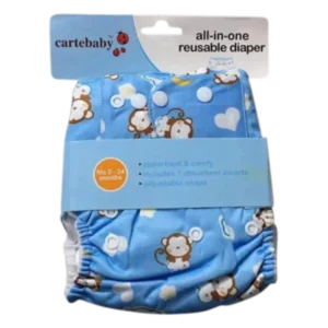 Baby Washable and Adjustable Cloth Diaper - 1 Pcs