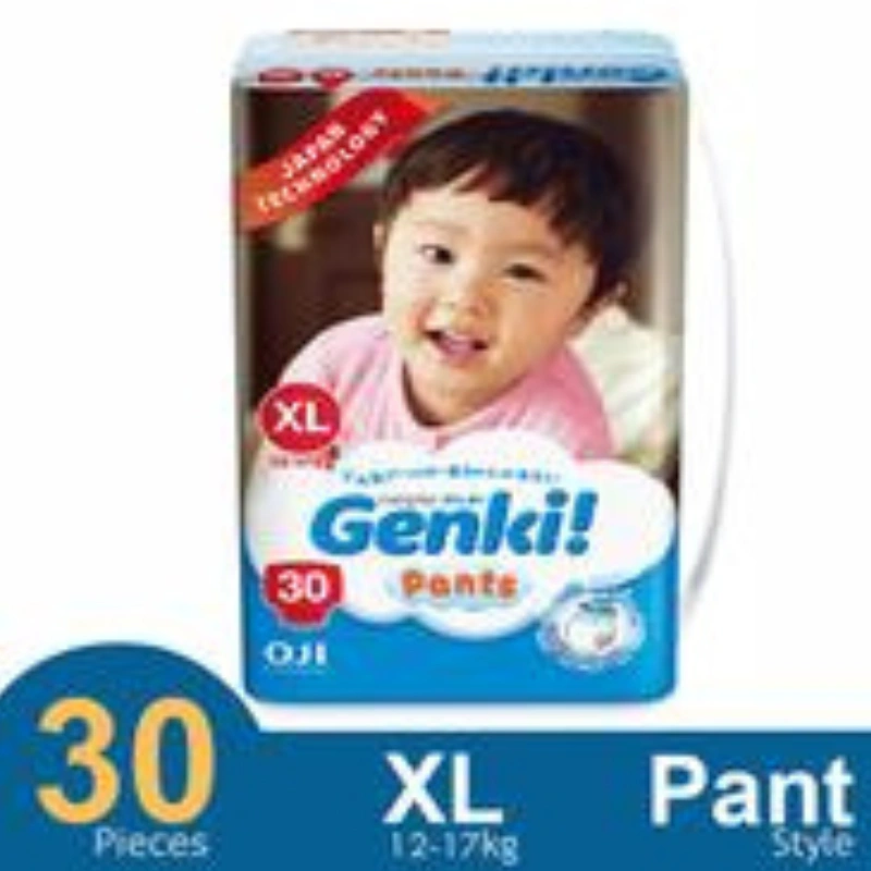 Giggles Baby Diaper Pants System Maxi (7-18kg)-Comfortable and Absorbent, 30 Pcs Pack