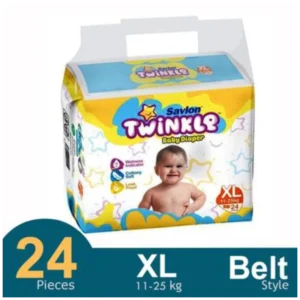 Savlon Twinkle Belt System Baby Diaper (11-25 kg) (24 Pcs)