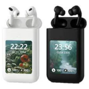 A98 Box 3-in-1 Earbuds with Power Bank & Touch Display