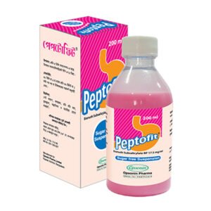 Peptofit Suspension 87.5 mg/5 ml (Bismuth Subsalicylate)