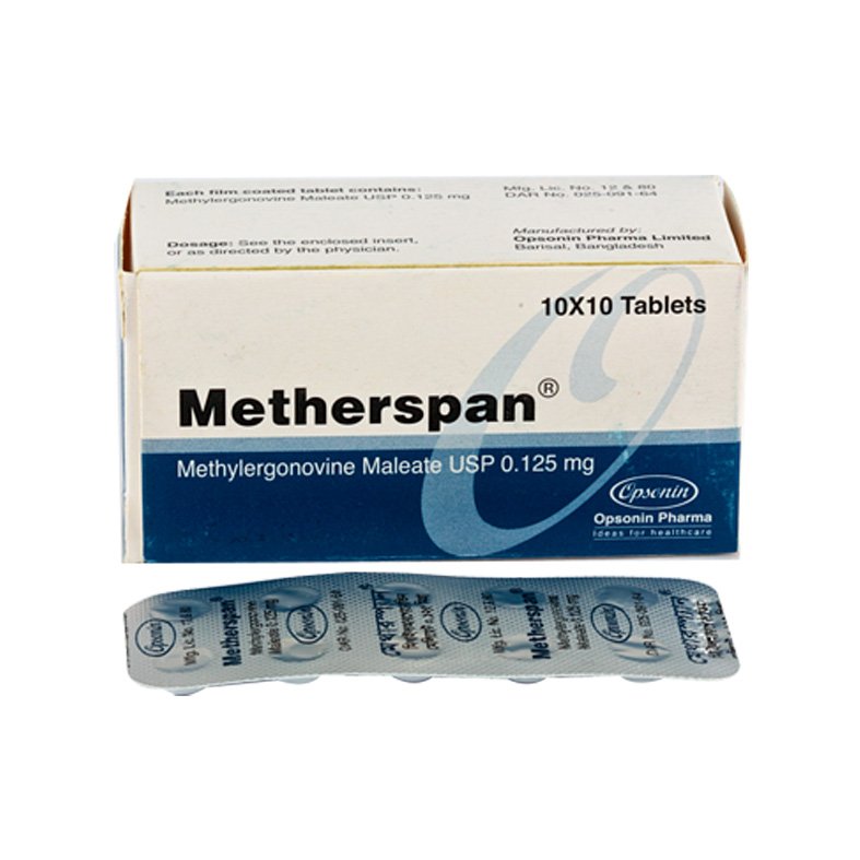 Metherspan Tablet 125 mcg (Methylergonovine Maleate)