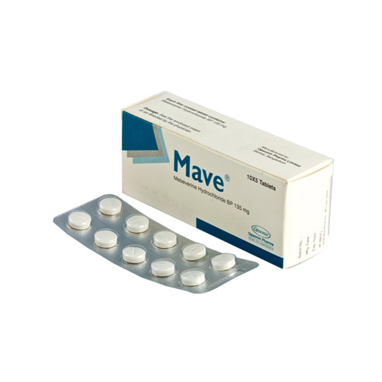 Mave Tablet 135 mg (Mebeverine Hydrochloride)