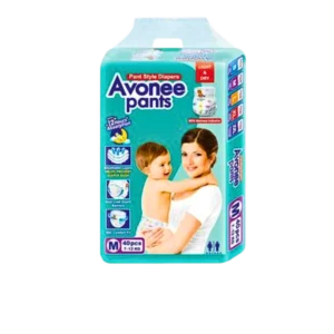 Avonee Pants System Baby Diaper (M Size) (7–12kg) (40Pcs)