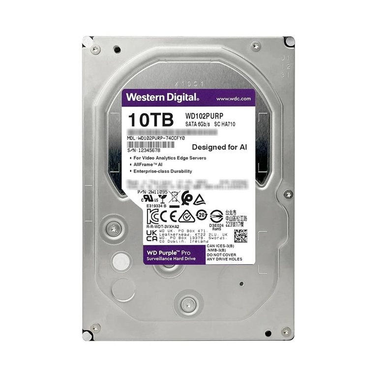 Western Digital Purple 10TB Surveillance HDD