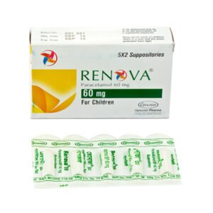 Renova Suppository 60 mg (Paracetamol)