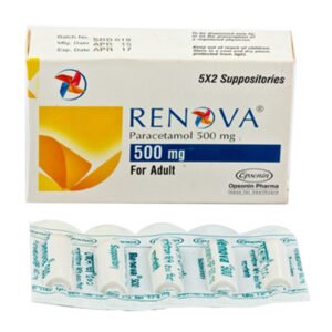 Renova Suppository 500 mg (Paracetamol)