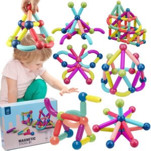 3D Magnetic Sticks - 108 pcs