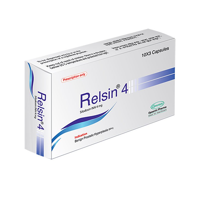 Relsin Capsule 4 mg (Silodosin)
