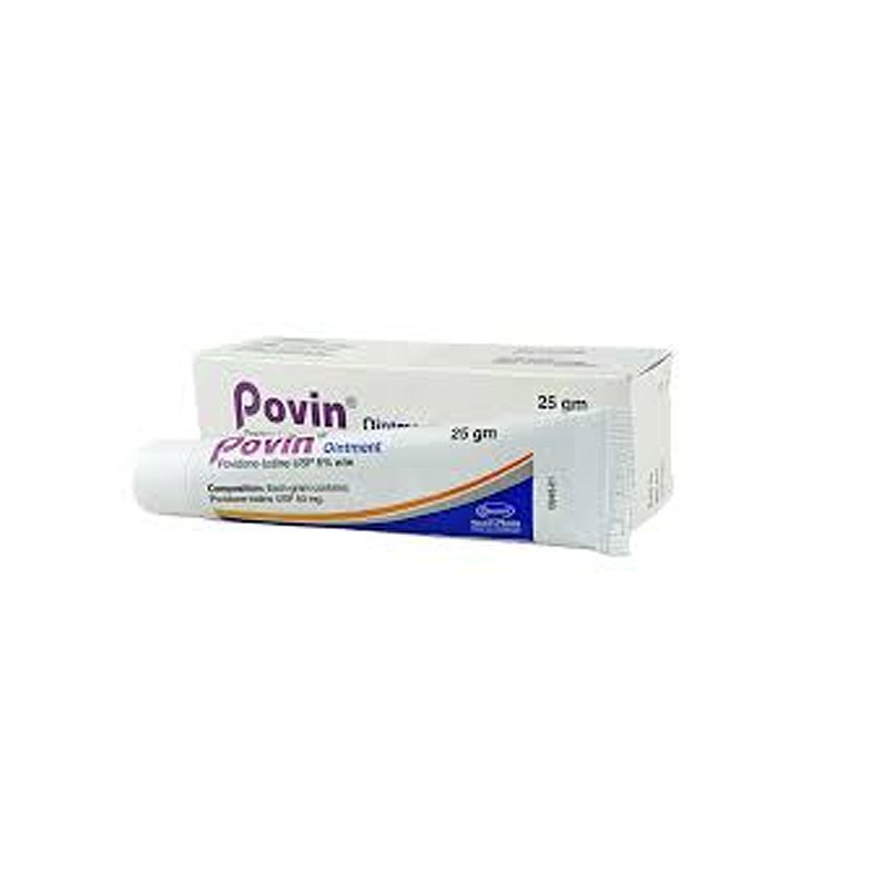 Povin Ointment 5% w/w (Povidone Iodine)